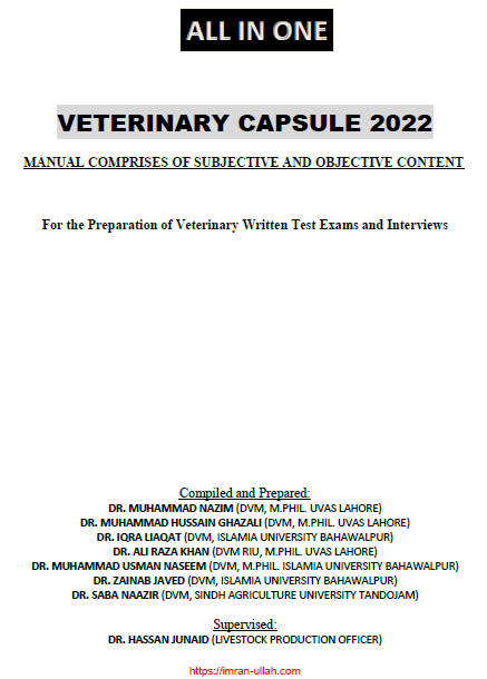 Read more about the article Veterinary Capsule Free PDF Download